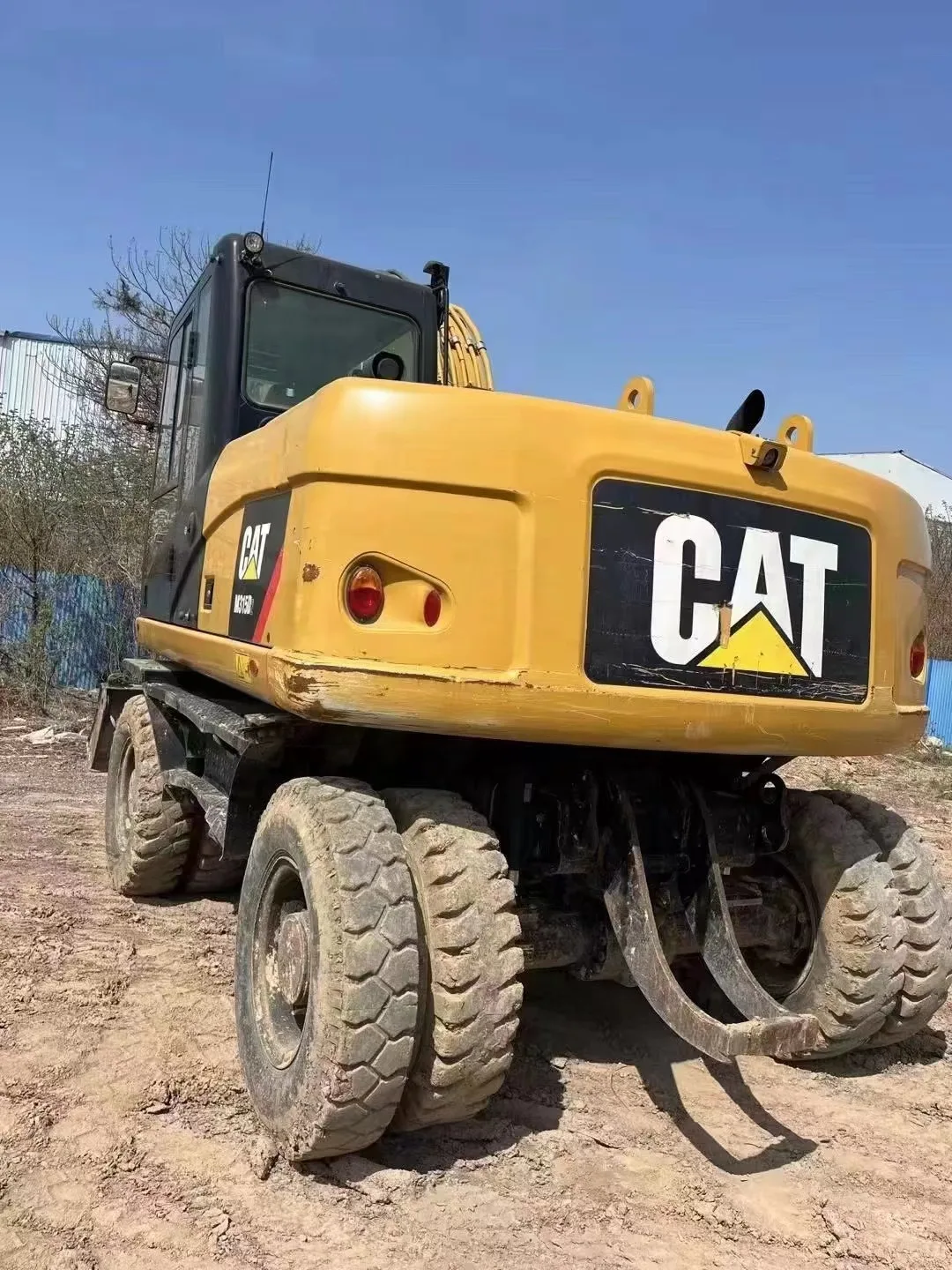Secondhand caterpillar cat M315d wheel loader  Factory supply excavator 4 tires digger High power construction machinery