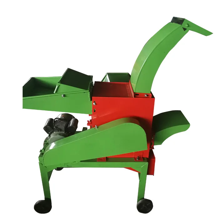 Electric Chaff Cutter Cattle Sheep Horses Pigs Chickens Silage Grass Chopper Animal Grass Feed Hay Chaff Cutter Machine