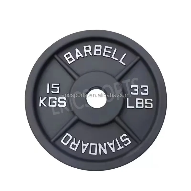 Baking Training Barbell Bumper Weight Plate barbell with weight plates set
