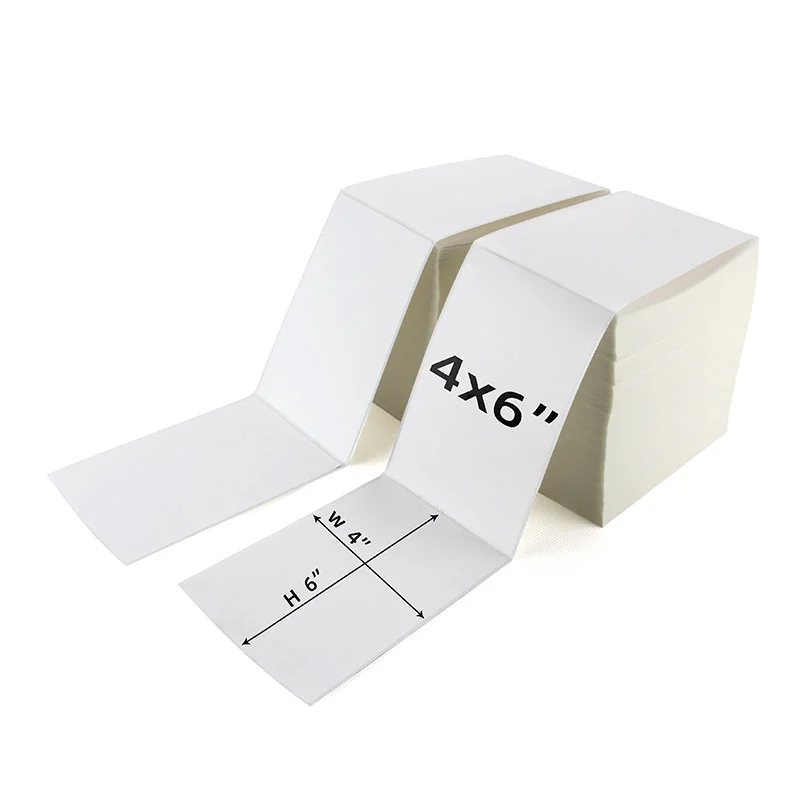 4x6 inch 100x150mm Thermal shipping waybill label thermal address bar code label a6 thermal stickers paper