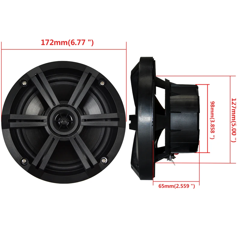 
Hot sell outdoor marine audio waterproof speaker 