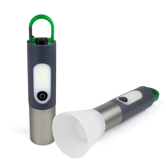 New Mini Type-C rechargeable Cob Keychain Flashlight Emergency Led Portable Zoomable LED Torch light Work side light Flashlight