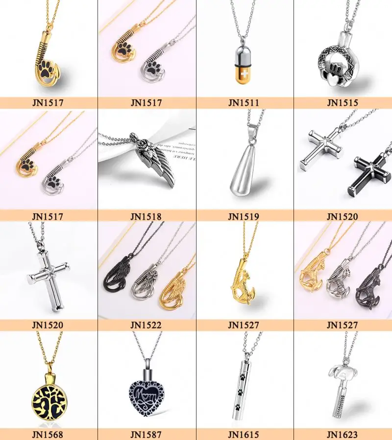 Ice Out Cream Capsule Openable Cremation Urn Ashes Bottle Locket Pendant Necklace For Pet Memorial Urn Jewelry