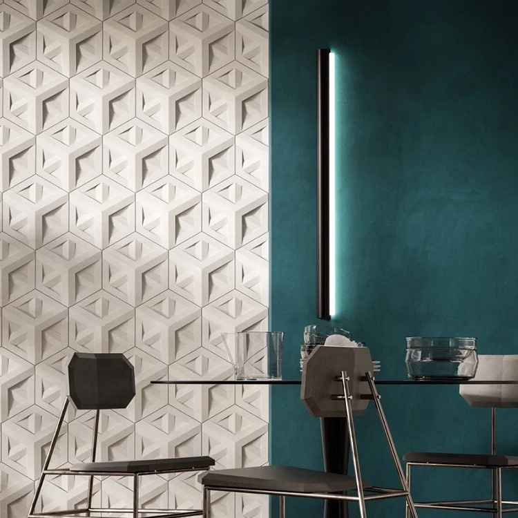 Factory direct sale creative hexagonal combination concrete cement wall tiles