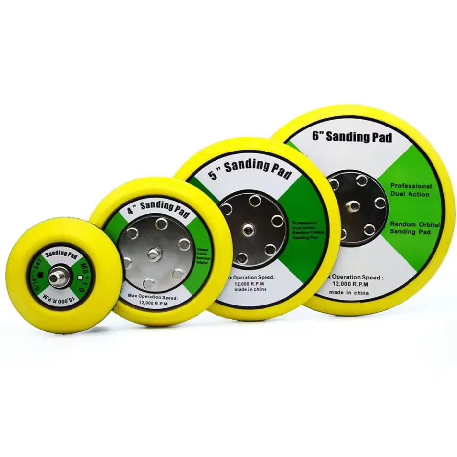 Sanding Plate Disc 5inch Hook and Loop Polishing Sand Pad 125mm Plastic Foam Backing Plate Pad for Polishingfor Orbital Sander