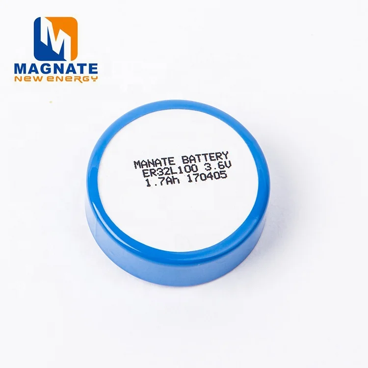 Li-SOCl2 катушка LiSOCL2 ER32L100 1/6D 3,6 В 1700 мАч тионилхлоридная батарея