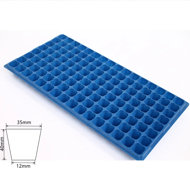 12 8nursery cells Factory Direct Produced High Quality Plastic Nursery germination Trays PET propagation tray Used Many Times