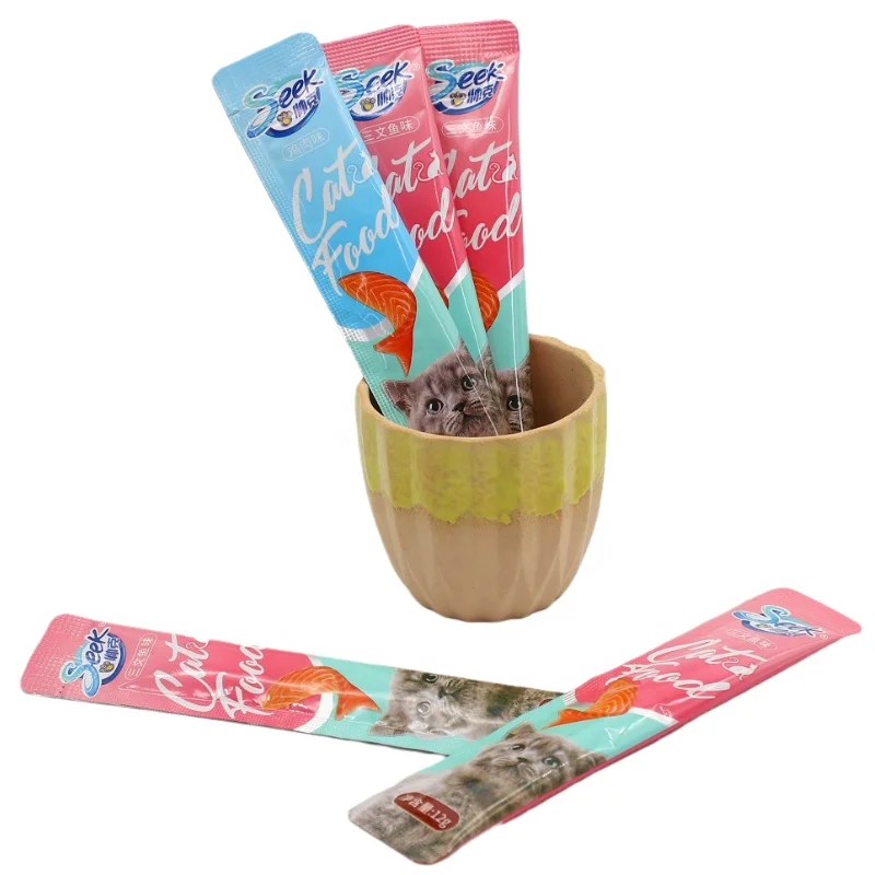 Pet Cat Creamy Snack Pouch Food Delicious Liquid Cat Licking Treats