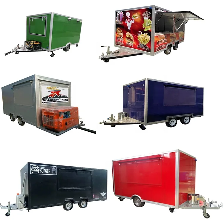 
street food cart/ice cream trucks for sale/fast food mobile kitchen trailer 