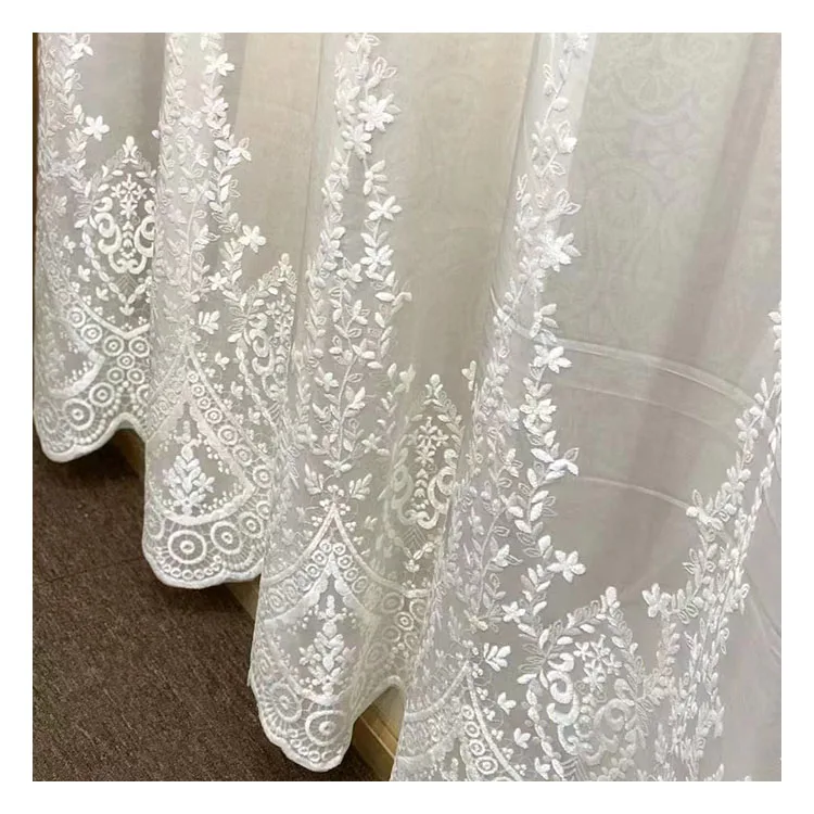 Белые прозрачные Занавески 280 см для гостиной