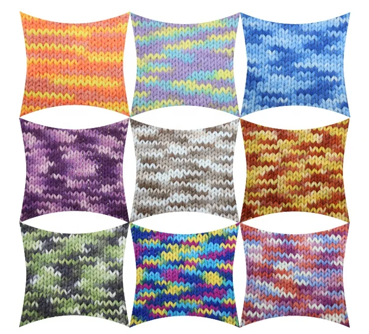 8ply Экологически чистая хлопчатобумажная пряжа для ручного вязания