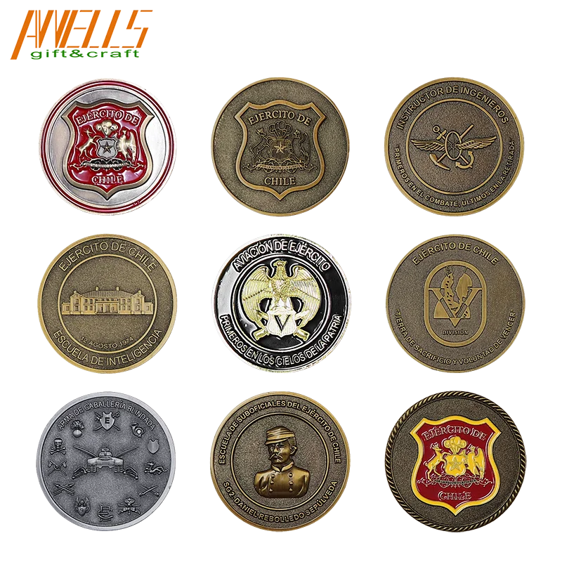 Metal commemorative Coin and Token Digital Color Enhance Celebration OR Code Service Recognition Coin For Bars Lounge Restaurant