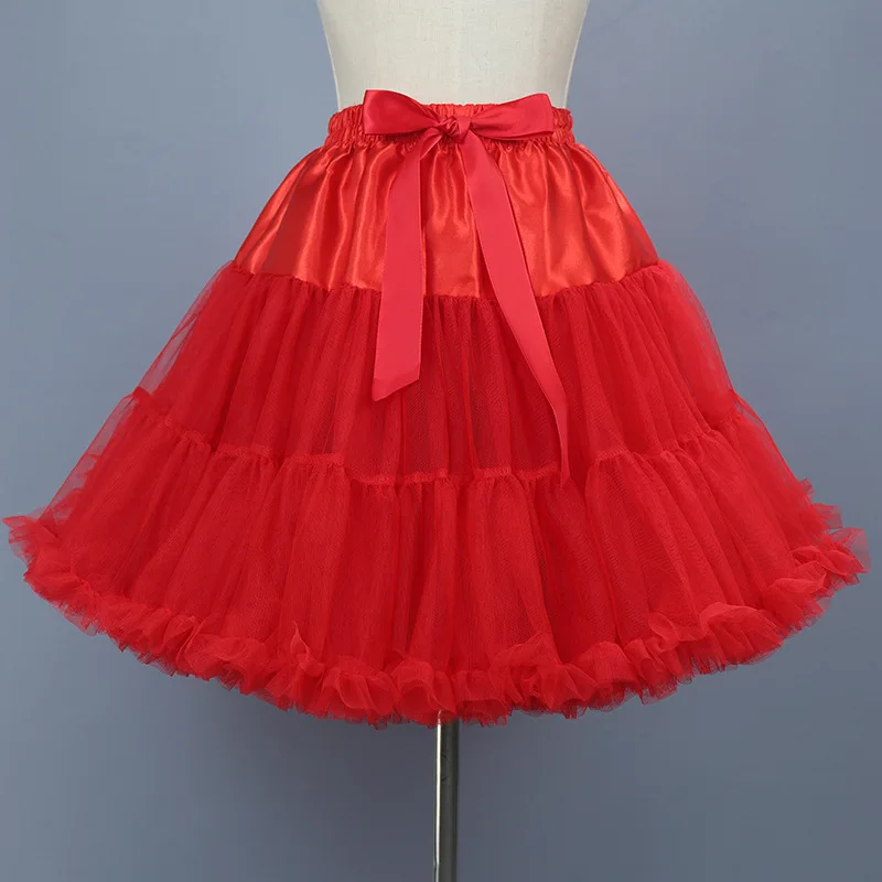 Lolita Wedding Lady Bride Underskirt Cancan Skirt Petticoat Underskirts for Dresses Crinoline Women 330G