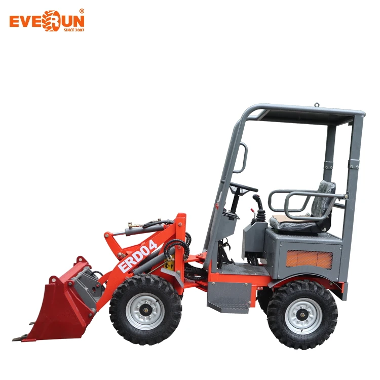 Factory Price EVERUN 400-500kg Small Electric Wheel Loader EREL04/ERD04