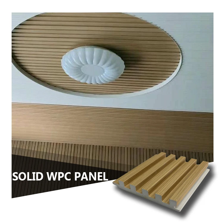 Wood Grain ceiling panel lambrin PVC interior Fluted Wall Panel Wpc Designs uv alternative marble sheet for home wall Decoration