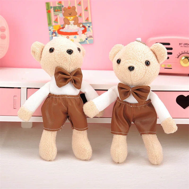 Little Bear 18cm Custom Keychain Teddy Bear Plush Toy Gift claw machine