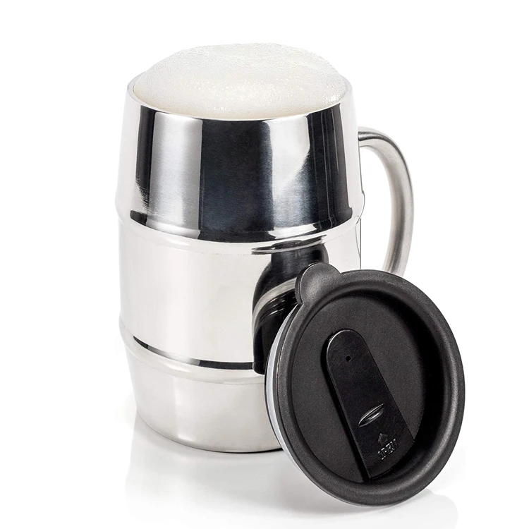 24oz double wall stainless steel stanley cup copper beer stein mug