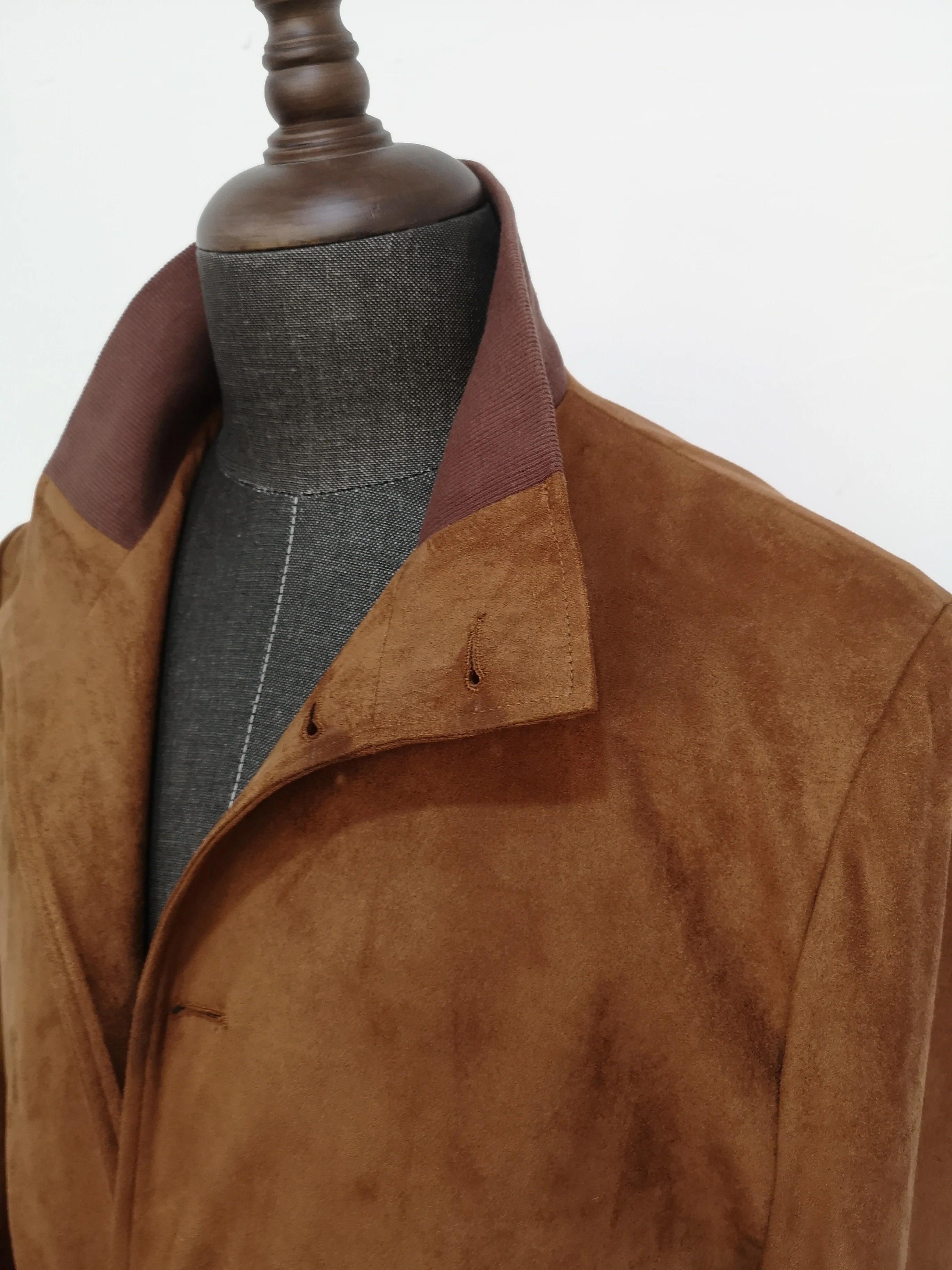 MTM  Western-style Cool Short Coat Mens Suede Leather Bomber Coat