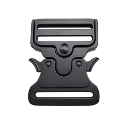 2 inch All Black Casual Belt Buckle Custom Logo Tactical Military Belt Buckle Sport Bluck