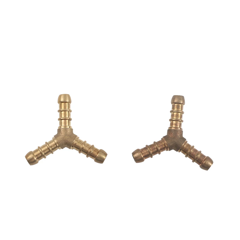 Brass Tee Pipe joint water heating fittings Pipe Connections Three Way