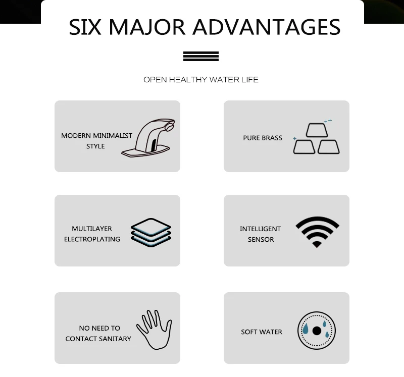 New Design CE Delay Time Tap cold and hot deck mounted Infrared Sensor Water Tap In Basin Faucets