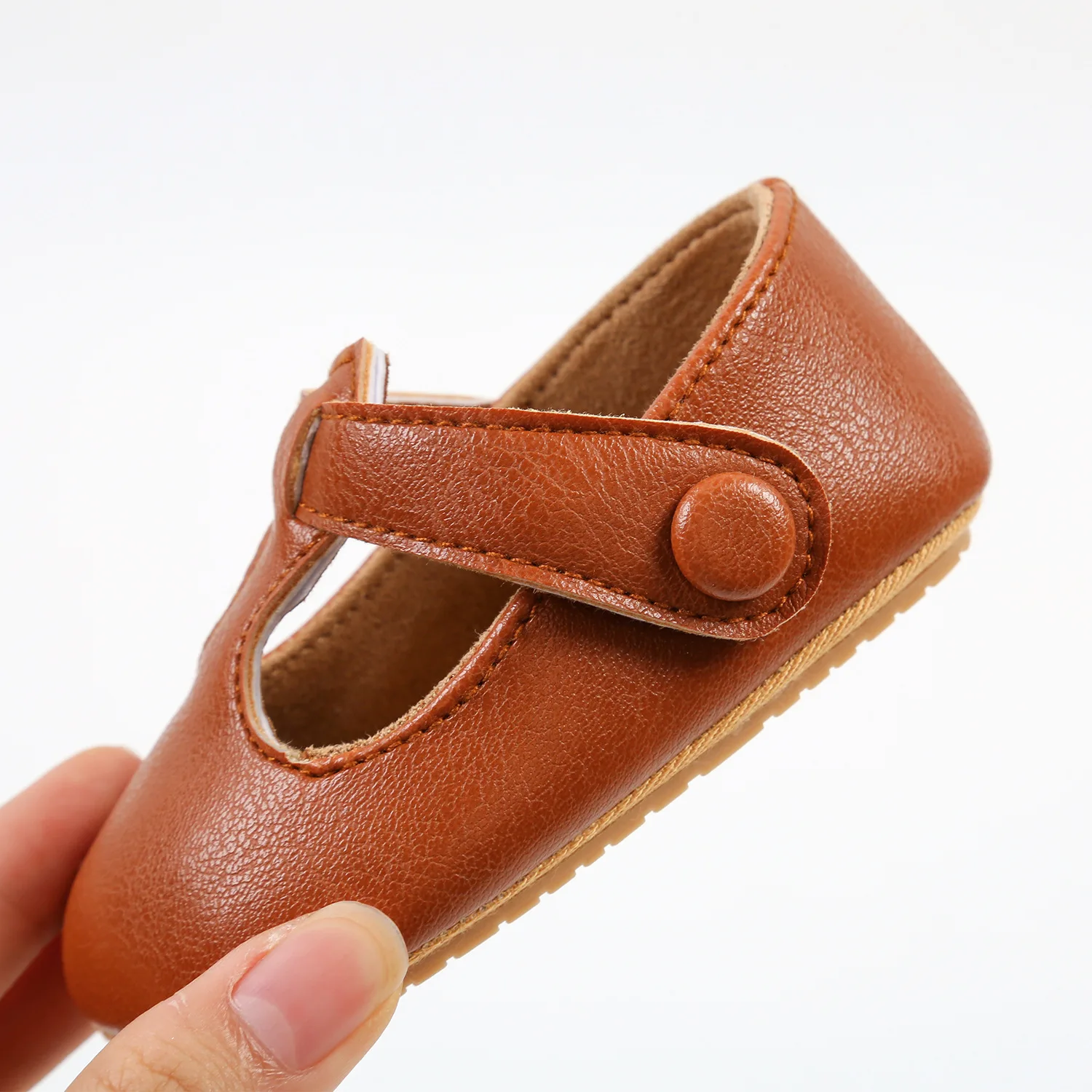 2024 New Fashion Baby Casual Shoes Infant Toddler Princess Non-slip Rubber Soft-Sole Flat PU First Walker Newborn