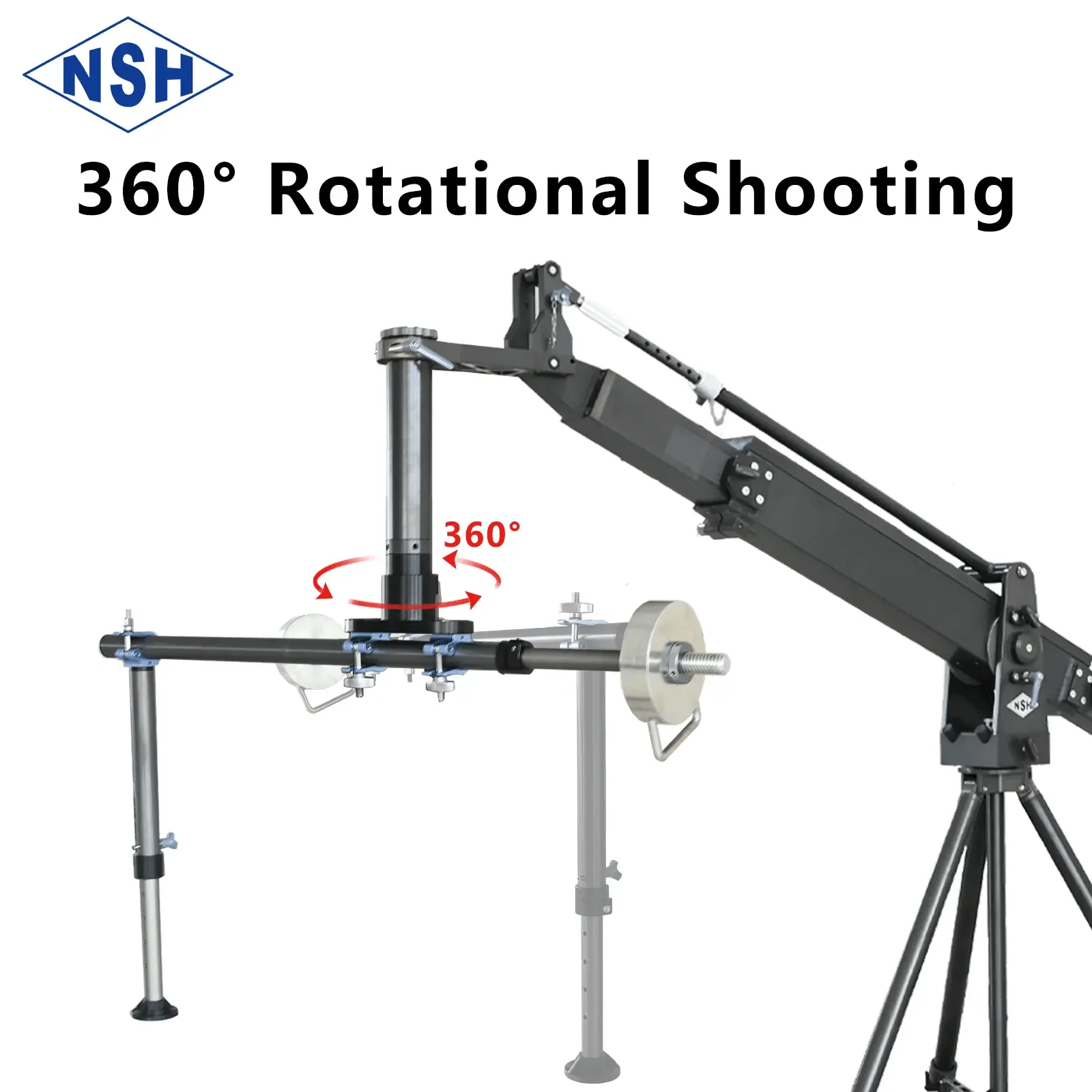 NSH Professional Heavy Duty Camera Crane Cross Arm Camera Jib For Video Shoot
