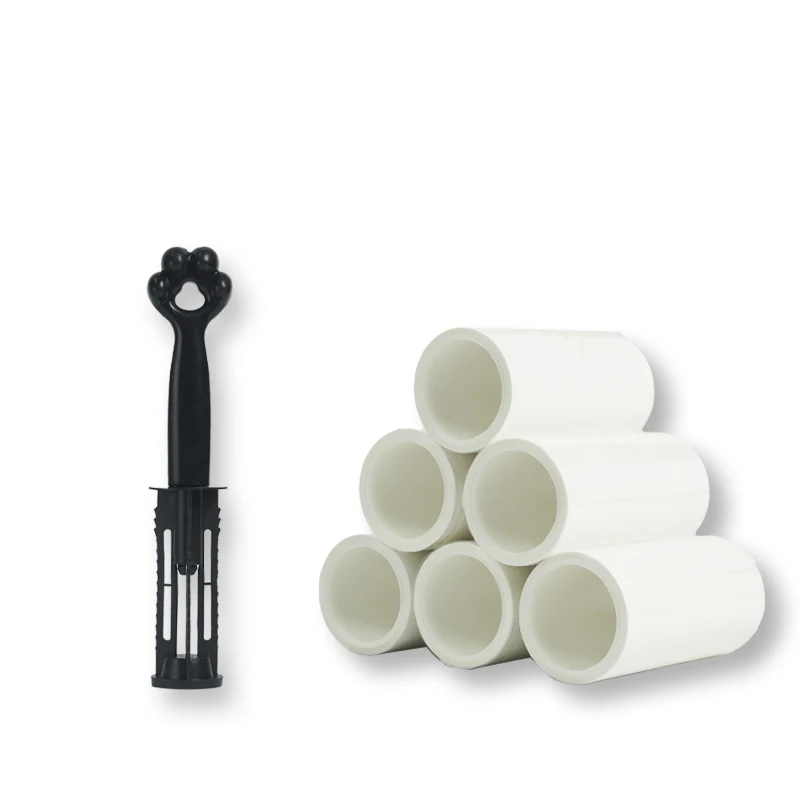 In Stock 10cm Eco-Friendly Dust Removal Lint Roller 60-Layer Manual Clothes Hair Remover for Degerming Mite Harmless Material