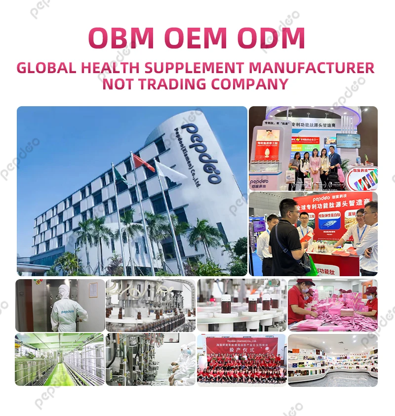 Private label Anti-aging ovary drink Black chicken peptide antioxidant blood supplement herbal youth immune collagen drink