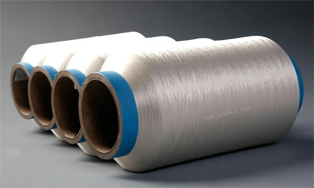 White/Green Color 1200D Meta Aramid Filament Yarn