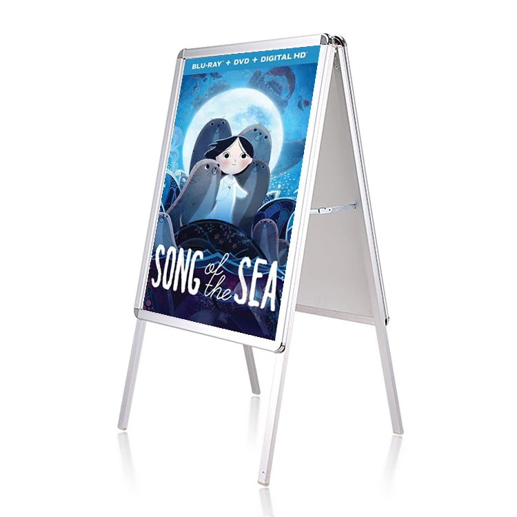 Free standing good quality outdoor sandwich board display a frame sign stand