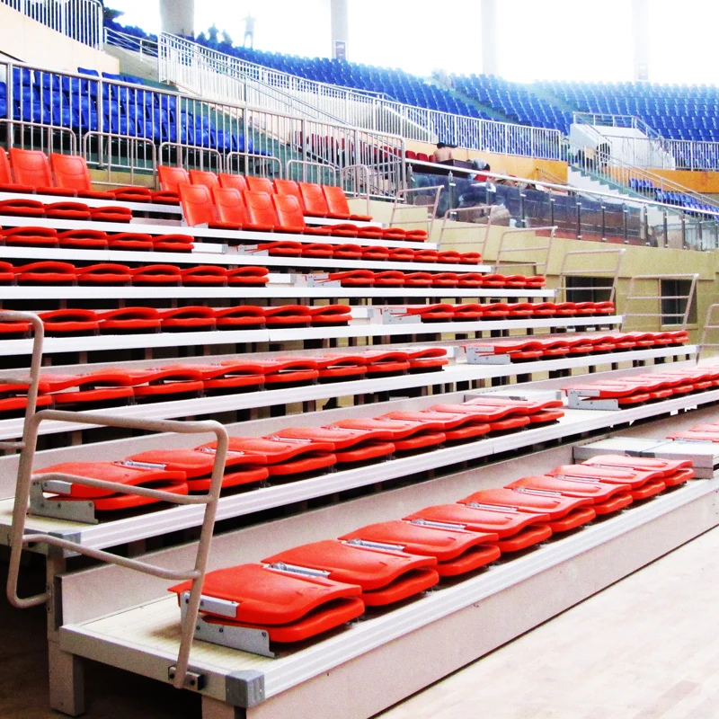 Automatic telescopic seat arena retractable seating bleacher stadium seats chairs  & tribune for multi-purpose use