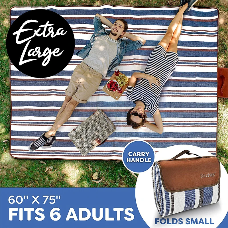 Custom Outdoor Microfiber Sublimated Digital Portable Sand Free Foldable Waterproof Camping Beach Mat Sand Proof Beach Blanket