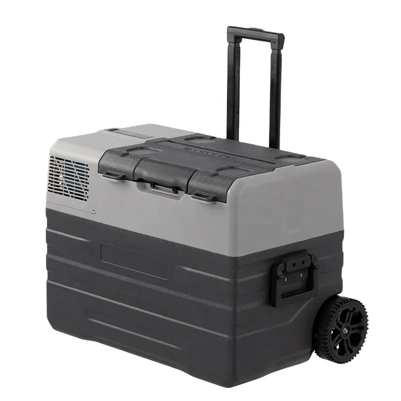 ENX62 small 62L Factory price oem high capacity USB mobile phone charging  refrigerator 12v dc compressor solar car fridge