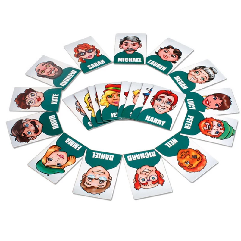 
Who Is It Kids Board Game Interactive Game Set for Parent Child Logical Reasoning Childrens Board Game 