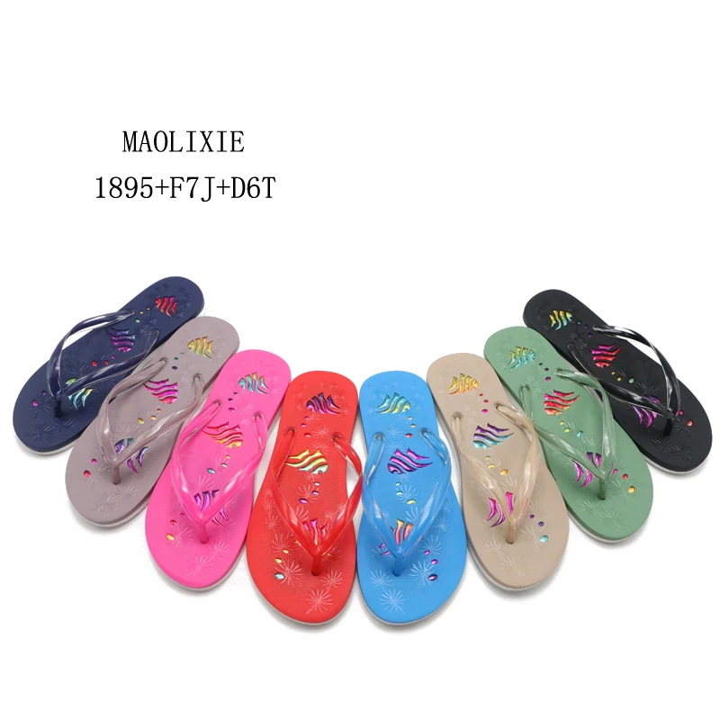 Custom Ladies Flip-flops Shoes Slipper Women Wedge Chappal Flip Flops Slippers Sandals