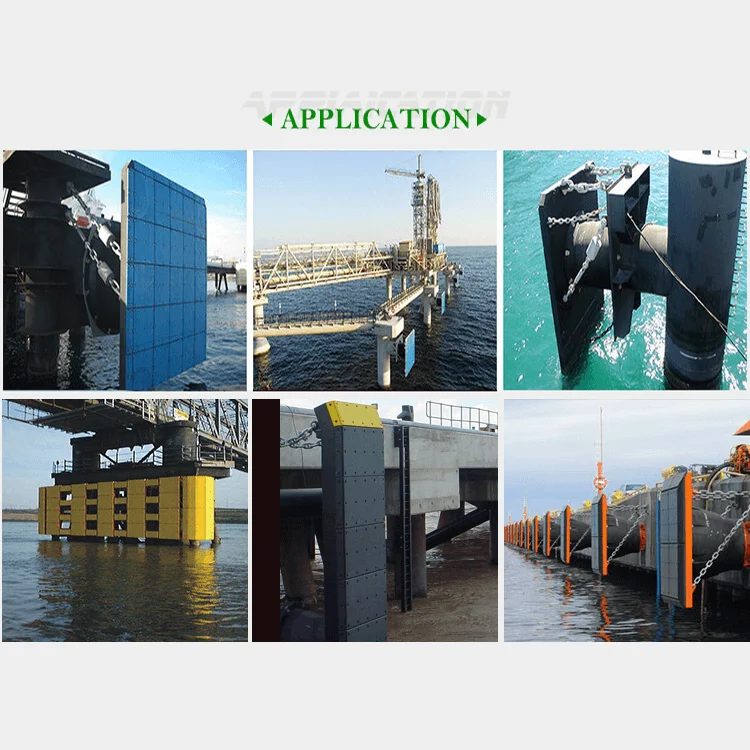 HDPE anti-corrosion plastic marine UHMWPE fender frontal pad sheets