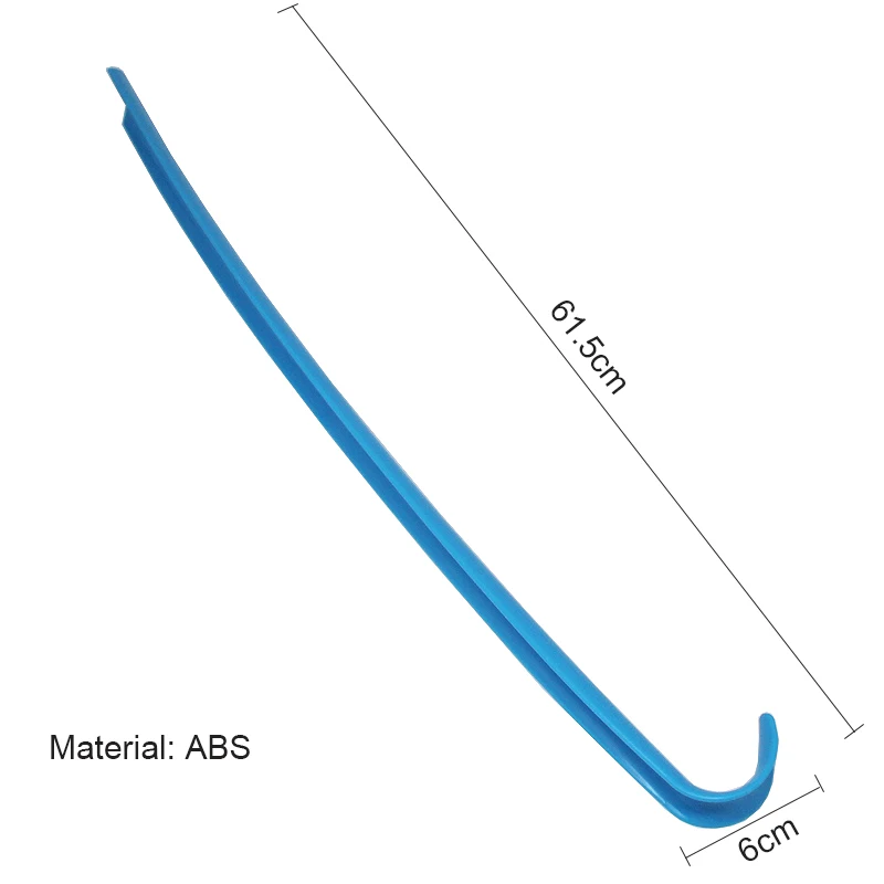 Customized color Flexible Extra Long plastic Shoe Horn