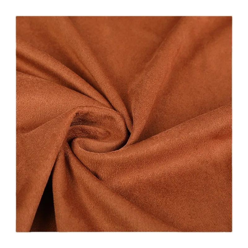 Solid And Durable automotive suede velvet fabric car red shiny suede velvet fabric