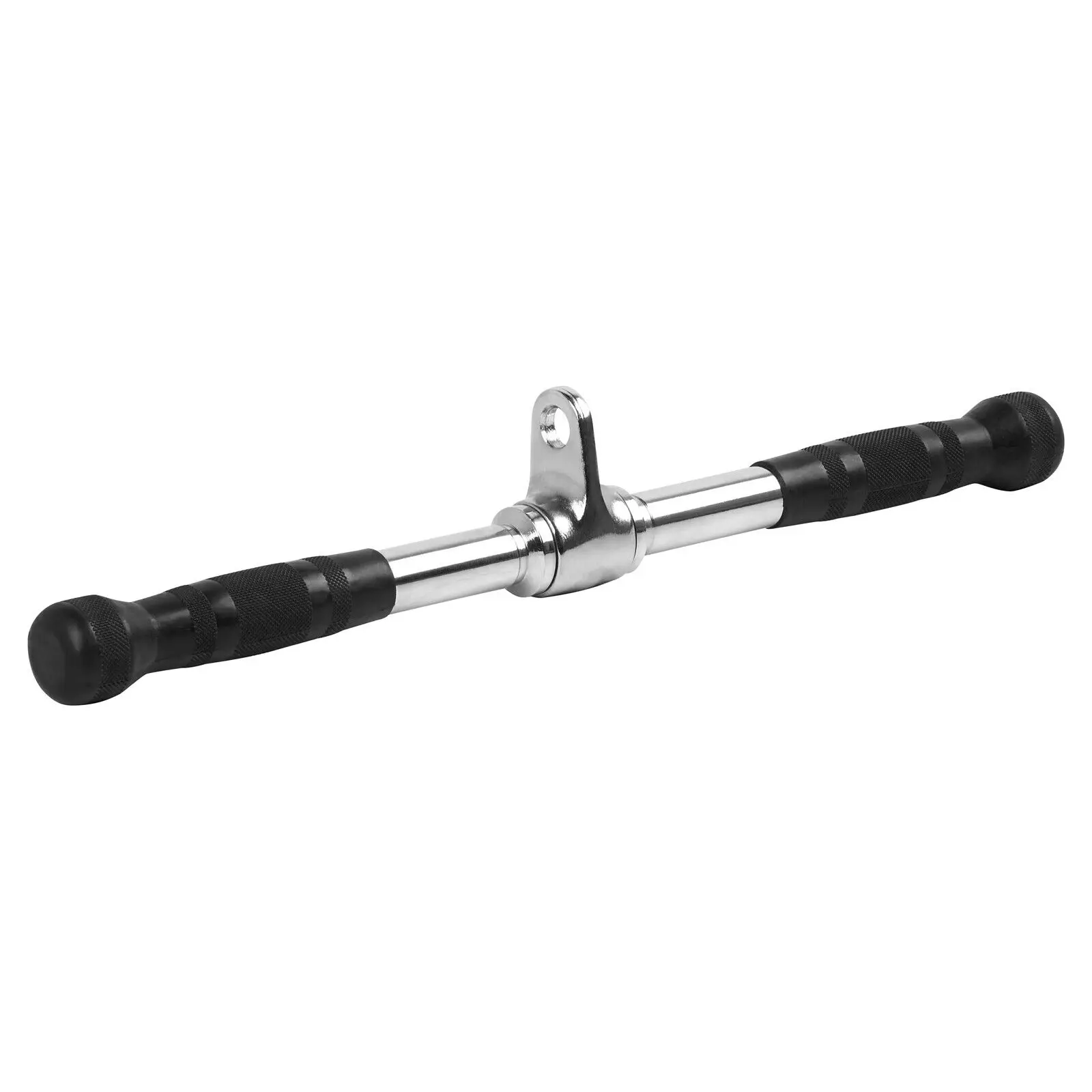 Best Price Revolving Straight Pull up Lat Bar With rubber handle For Gym or Home