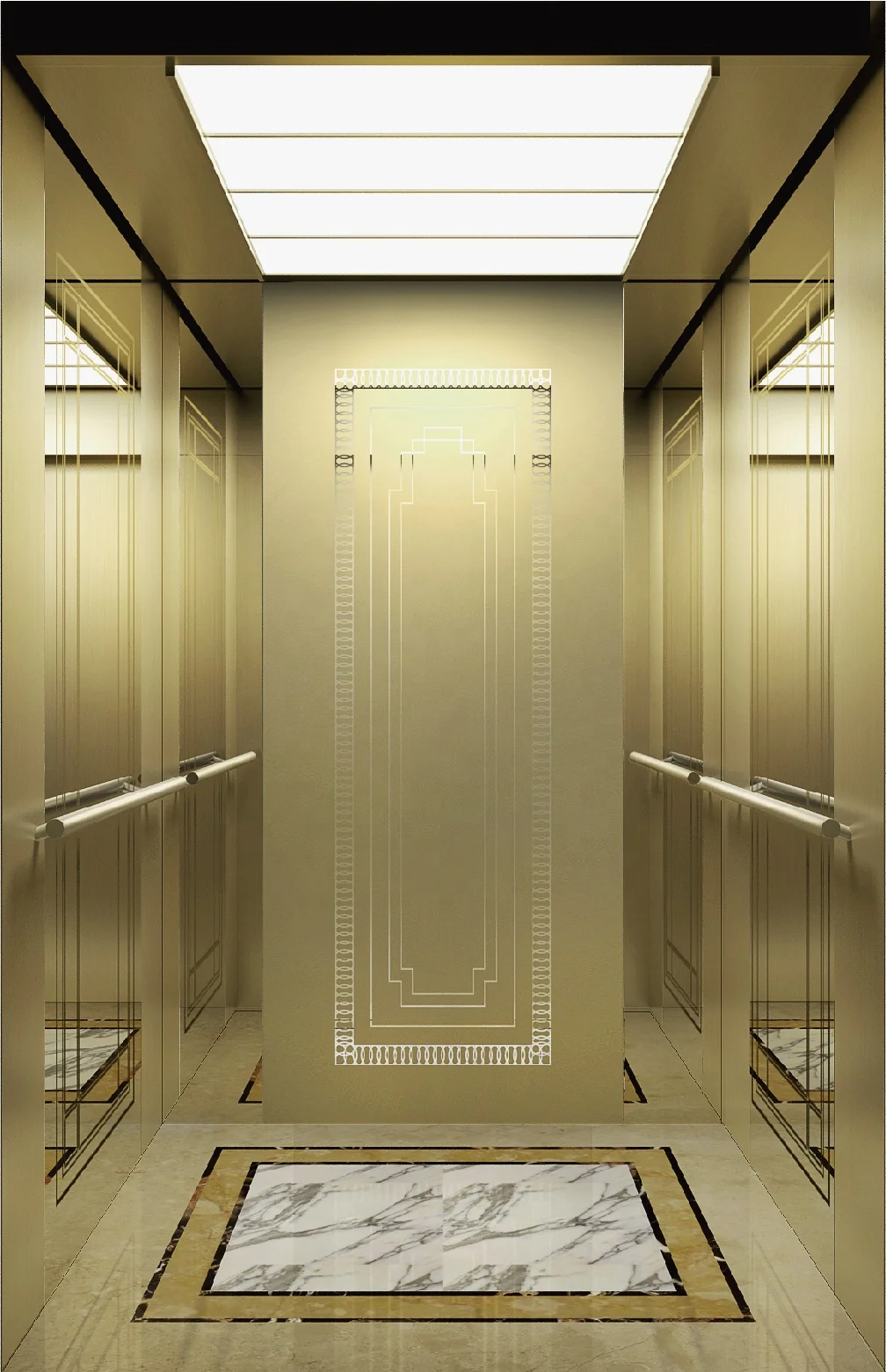 Stainless Steel Passenger Lift Villa Elevator
