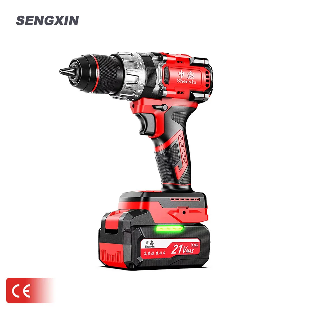 SENGXIN 21V Wholesale Industrial Durable electric screw driver Rechargeable Lithium Battery handy cordless power drill