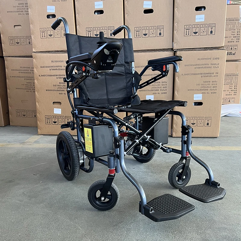 2024 Hot Sale Foldable Portable  Wheel Chair Cheap Price  Intelligent Electric Wheelchair For Adults