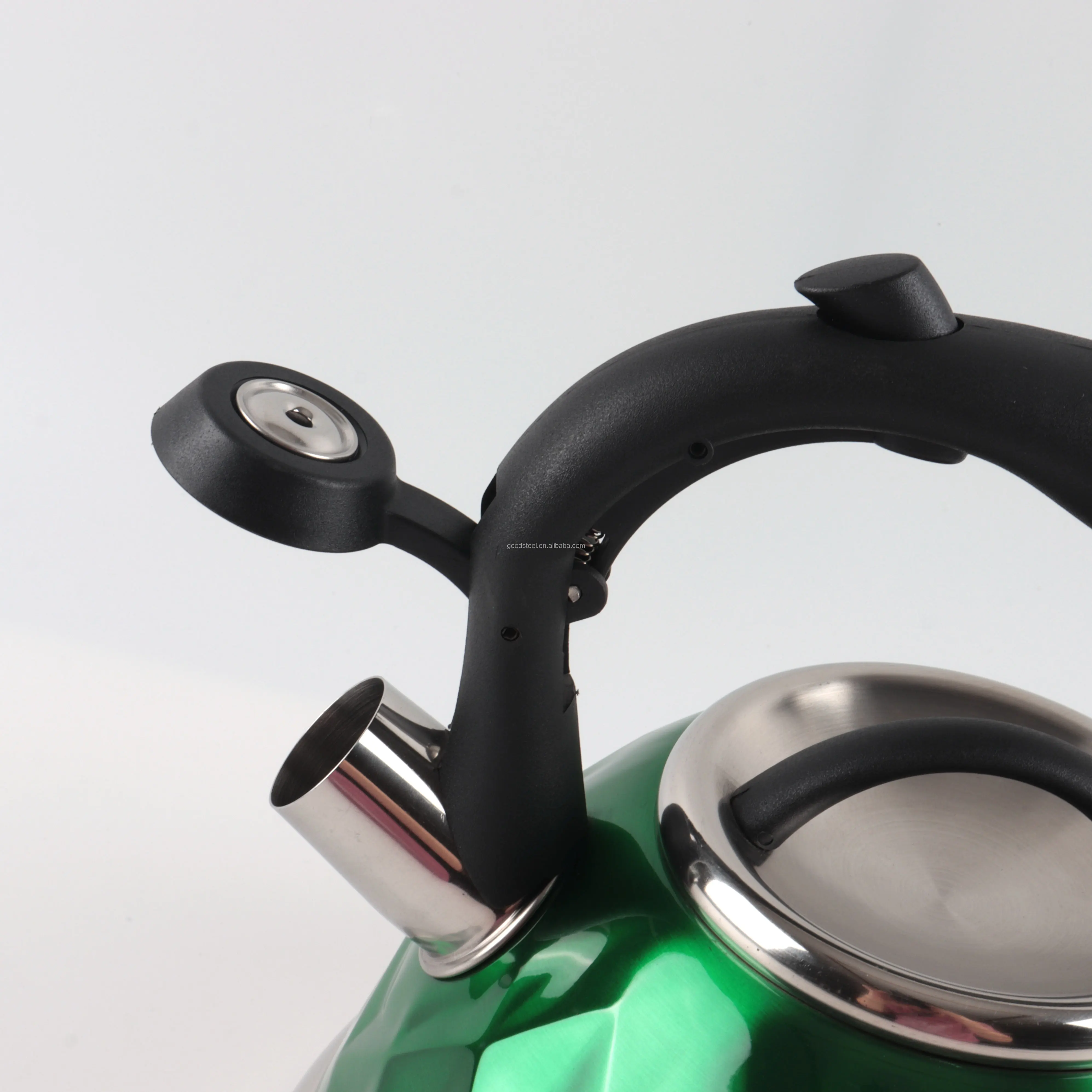 Popular 3.0L Stainless Steel Whistling Kettle Home Use 3L 4L 5L Whistle Kettle Nice Color Painting Europe Style Coffee Tea Set