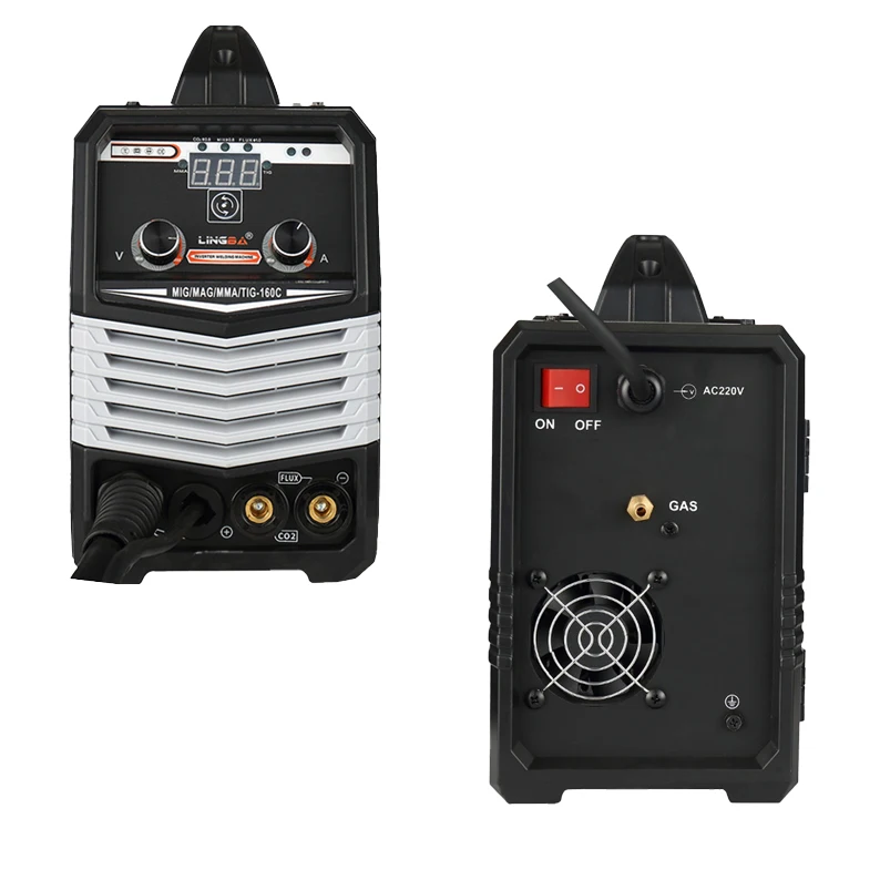 Lingba 5 в 1 бесгазовый сварочный аппарат проволочный питатель MIG/MMA/MAG/TIG-160C