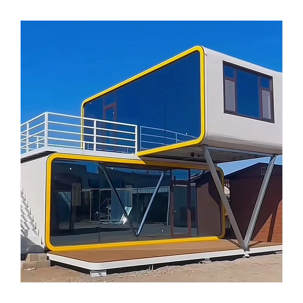 glass space capsule easy install prefab house modern prefabricated mobile home luxury modular hotel