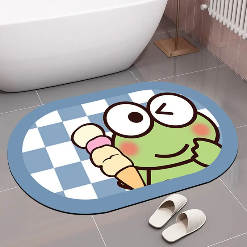 Super Absorbent Non Slip Diatom Mud Bathroom Rug Mat Soft Diatomite Bath Mat