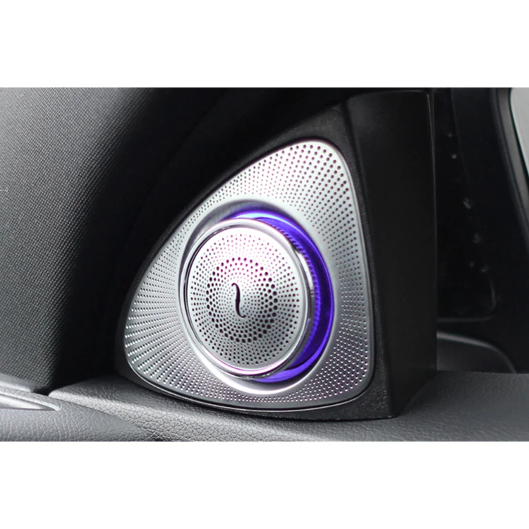 High Quality Car Accessories Car Speakers Car Audio Tweeter Ambient Decorative Light 3D Rotating Tweeters For Mercedes W205