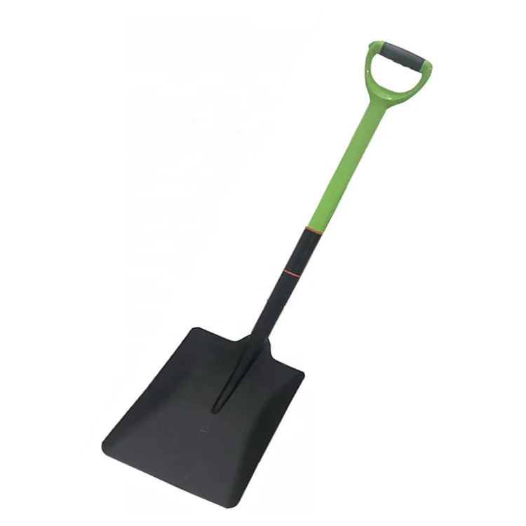 Carbon steel agriculture farming fiberglass handle garden spade shovel
