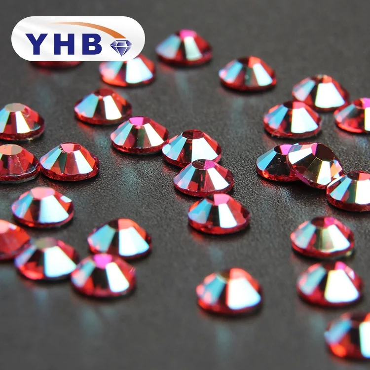 
YHB high quality Lead Free flatback hotfix Rhinestones For nail art crystals rhinestones 